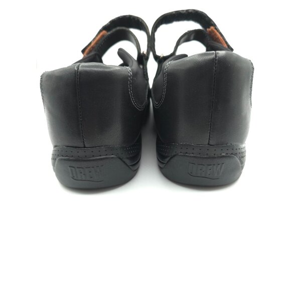 Drew Women's Black Leather Mary Jane Shoes Size 8.5WW - Picture 2 of 10